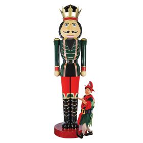 Super-Scaled Holiday Nutcracker Statue