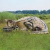 Snoozing Giant Ankylosaurus Dino Statue   Frt-Nr