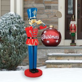 Large Trumpeting Soldier Statue