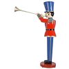 Giant Trumpeting Soldier Statue