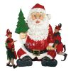 Giant Sitting Santa Claus Statue