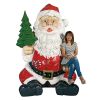 Giant Sitting Santa Claus Statue