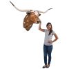 Texas Long Horn Bull Wall Trophy