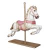 Carousel Horse White & Pink