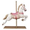 Carousel Horse White & Pink