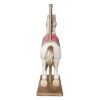 Carousel Horse White & Pink