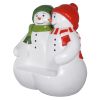 Powder Pals Holiday Snowman Bench