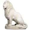 Stately Chateau Lion Statue Right