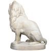 Stately Chateau Lion Statue Left