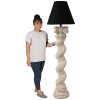 Stone Bernini Barley Twist Floor Lamp