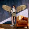 Gold Angel Wings Wall Sculpture