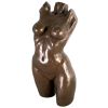 Nude Female Torso Statue Bronze Finish