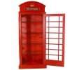 British Telephone Booth Display Cabinet