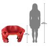 Spice Islands King Crab Chair Red Finish