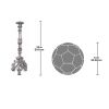 Medium Scroll Footed Candlestick