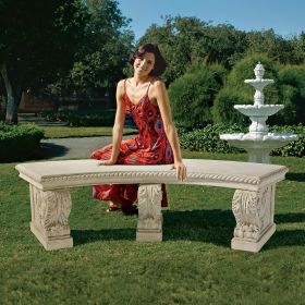 Salentino Crescent Garden Bench