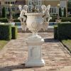 Versailles Cherub Urn With Plinth