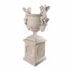 Versailles Cherub Urn With Plinth