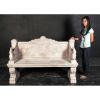 Giant Neoclassical Swan Garden Bench