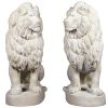 Set Of Right & Left Stately Lions