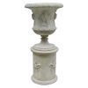 Set Of Flora Urn And Plinth