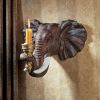 Elephant Head Sconce