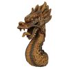 Asian Fire Dragon Wall Plaque