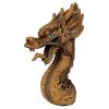 Asian Fire Dragon Wall Plaque