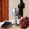 Grape Harvest Pewter Goblet