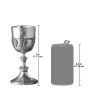 Grape Harvest Pewter Goblet