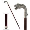 Asian Dragon Pewter Walking Stick