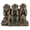 See Speak Hear No Evil Monkeys Figurine