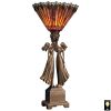 Art Deco Stained Glass Lamp