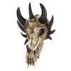 Dragon Bones Skull Plaque