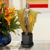 Majestic Maiden Art Deco Lamp