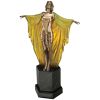 Majestic Maiden Art Deco Lamp