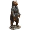 Standing Black Bear Bronze Statue