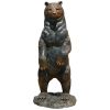 Standing Black Bear Bronze Statue