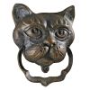 Black Cat Iron Door Knocker