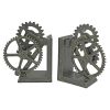 Industrial Gear Iron Bookends