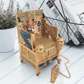 King Tuts Golden Throne Treasure Box