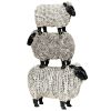 Three Stacked Sheep Spirit Animal Statue