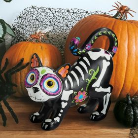 Dia De Los Muertos Gatto Skeleton Cat