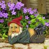 Sun Dont Shine Mooning Gnome Statue