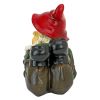 Sun Dont Shine Mooning Gnome Statue