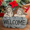 Raphaels Cherub Twins Welcome Statue