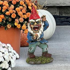 Attack Of The Dead Zombie Gnome Statue