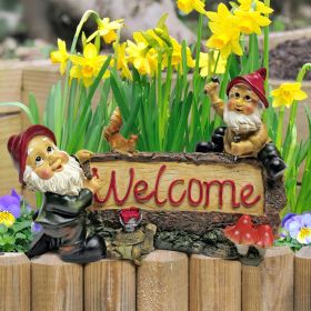 Greetings From The Garden Gnomes Sign