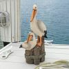 Oceans Perch Pelican Statue