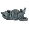 Playful Cat On Back Statue